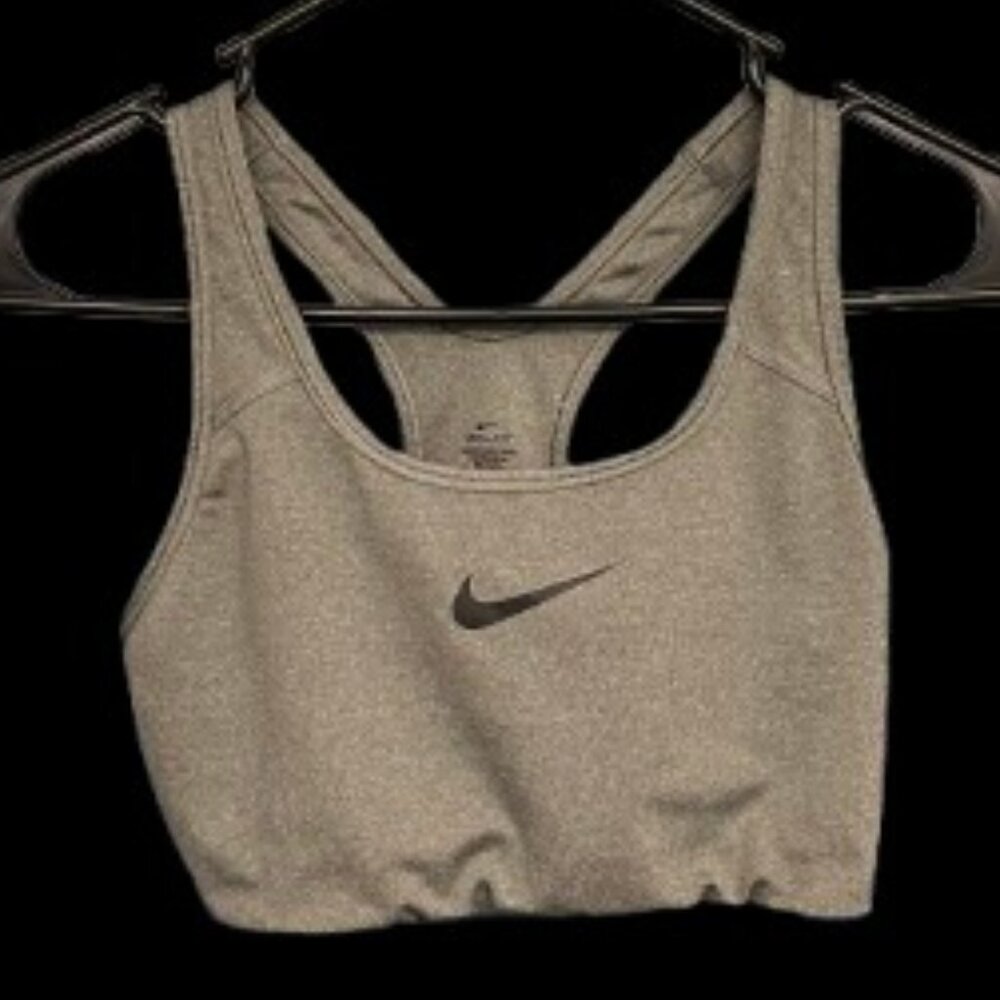 Nike Dri-Fit Gray Work Out Top Women's Size Small